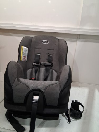 EVENFLO TRIBUTE LX CONVERTIBLE CAR SEAT - 40LBS CAP - SATURN GREY (MODEL: 38111190C) image 3