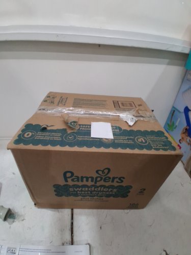 186PK PAMPERS SWADDLERS DISPOSABLE DIAPERS - SIZE 2 image 3