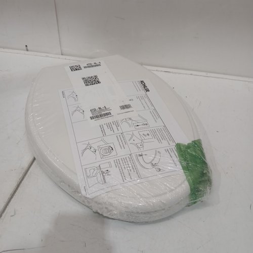 KOHLER CACHET ELONGATED TOILET SEAT - FITS BOWLS 18 5/8" - CREAM WHITE - (MODEL: 4636-rl-0) image 3