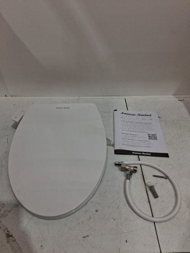American Standard Aquawash essentials non-electric bidet seat with dual nozzles slow close  - 19.5" x 14.5"  - White (model: 8043a60g.020) image 3