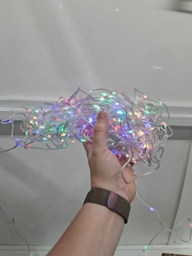 Aesthetic Curtain STRING Lights with REMOTE - CLEAR/WHITE/RGB image 3