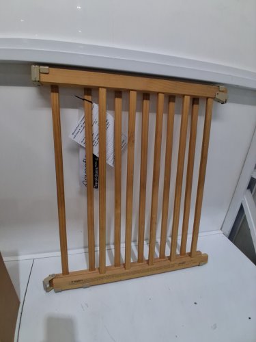 EVENFLO WALK-THRU TOP OF STAIRS extra wide BABY & PET GATE - 32" x 30" - 48" - NATURAL WOOD brown (MODEL: 1050500 1050) image 3