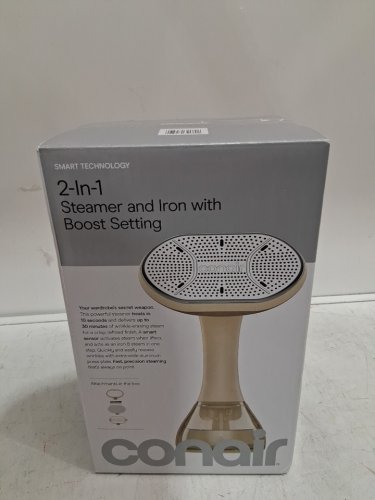 conair extreme steam 2-in-1 steamer and iron with boost setting - tan - (model: 2554563) image 5