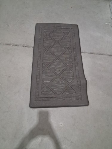 Passages by town & country living Border Comfort Kitchen Mat- 20" x 39" - grey/brown (model:1225103) image 2
