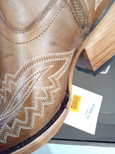 women's Ariat Casanova Western Boots - 8.5 - Naturally Distressed Brown (style: 10034002) image 3