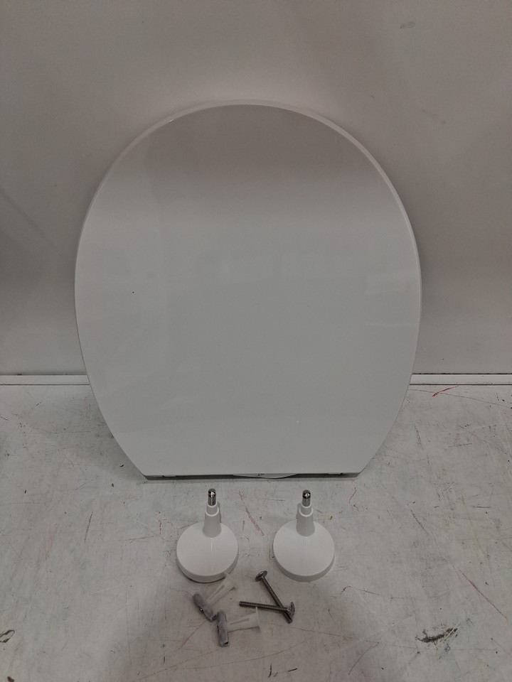 KOHLER HYTEN 3" ELEVATED QUIET-CLOSE ROUND TOILET SEAT - WHITE (MODEL: 25876-0) image 2