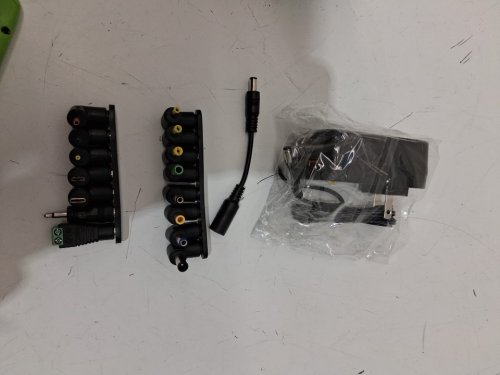 17pc Arkare Adjustable Universal Power Supply with 15 Tips Polarity Converter - black image 4