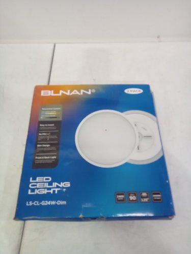 2pk BLNAN RGB LED COLOR CHANGING Flush Mount Ceiling LighT WITH REMOTE - 12" - 24W" - 3000K-6500K - (MODEL:LS-CL-G24W-Dim-WYRGB) image 2