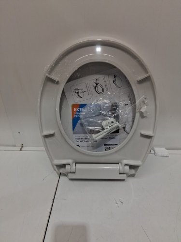 Garvee Round Toilet Seat with Slow Soft Close - 17" - white (model: pho-0r8ldvyt) image 3