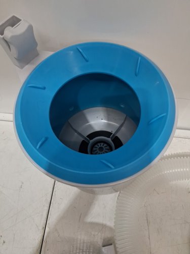 INTEX KRYSTAL CLEAR POOL BASICS ABOVE-GROUND POOL DELUXE WALL-MOUNTED AUTOMATIC SWIMMING POOL SURFACE SKIMMER - BLUE/WHITE (MODEL: 28000E) image 5