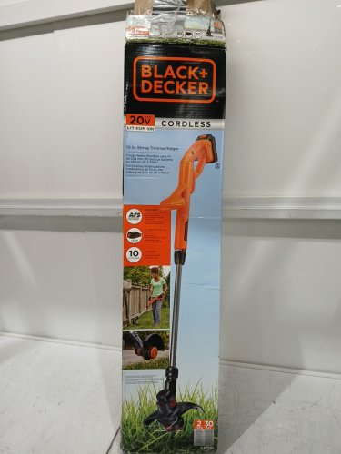 BLACK+DECKER STRING TRIMMER/EDGER - 10" - BLACK/ORANGE (MODEL: cst1200) image 2