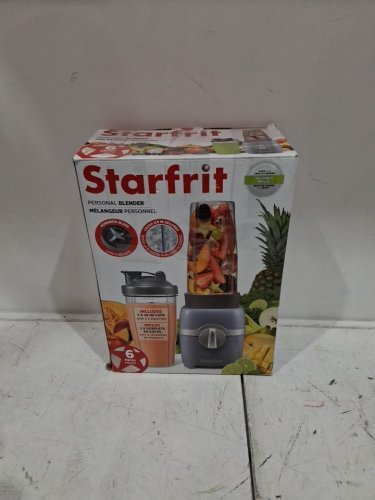 STARFRIT PERSONAL BLENDER WITH 2X BLADES, CUPS & LIDS - 828ML CAPACITY - 300W - PURPLE (MODEL: BL3416) image 5