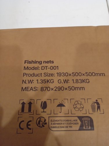 foldable telescopic fishing net with silicon mesh - 56" - black (model : dt-001) image 3