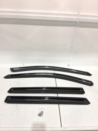 R-GEE In-Channel Window Rain Guards - Compatible with 2014-2023 Jeep Cherokee Models - Black / Yellow (Model:	‎WV006) image 3