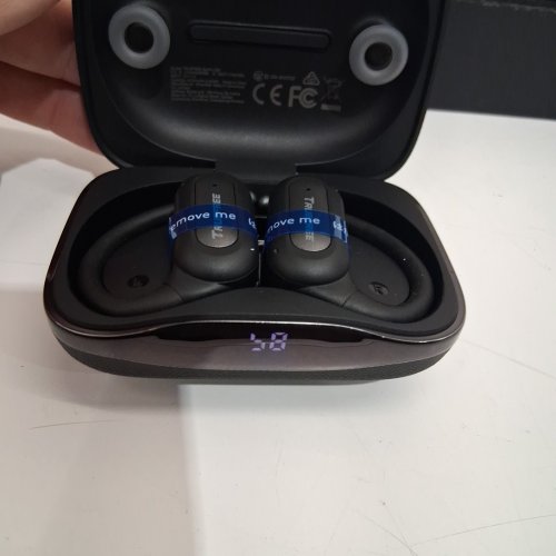 Truefree ds1 open ear bluetooth headphones with earhooks - black (model:  Earfit DS1) image 4