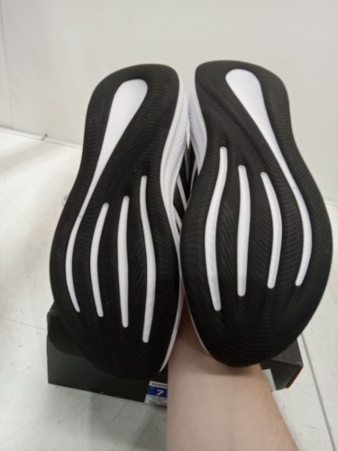 WOMENS ADIDAS RESPONSE PACE RUNNING SHOES - size 7 - WHITE/BLACK (STYLE: 1977627) image 3