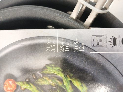 3PC KIRKLAND SIGNATURE HARD ANODIZED FRYING PAN SKILLET -  8.5"/10"/12" - BLACK/SILVER (MODEL: 1545956) image 4