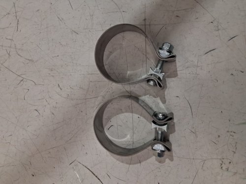 TIROL 304 Stainless Steel   Narrow Band Muffler band Clamp - 3" - silver (model: 	EC234) image 3