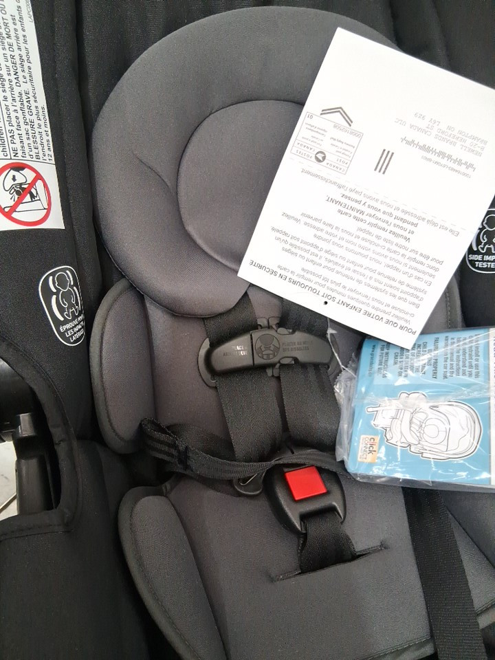 GRACO SNUGRIDE 35 LITE LX INFANT CAR SEAT - GOTHAM FASHION BLACK/GREY (MODEL: 2143034) image 4