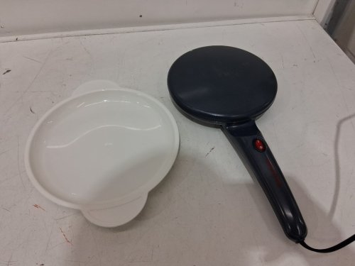 Gourmia Electric Nonstick Crepe Maker with Batter Bowl - 8" - Black / Dark Grey (Model: GCM1440) image 3
