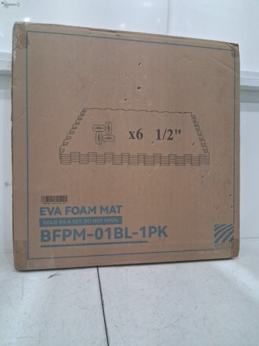 6PK BALANCEFROM PUZZLE EXERCISE MAT EVA FOAM INTERLOCKING TILES - 1/2" THICK - 24" X 24" - blue (model: BFPM-01BL) image 4