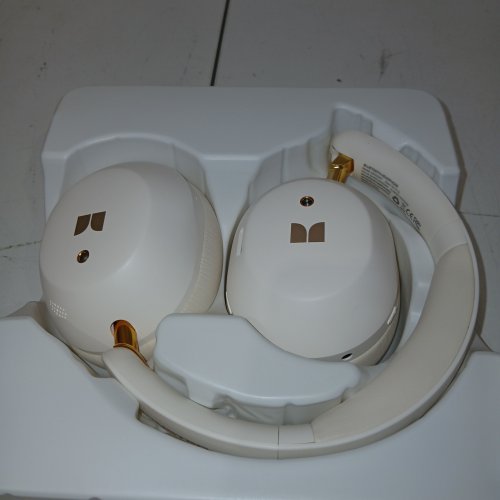 Monster Persona 6th Bluetooth Wireless Over Ear Headphones with Active Noise Cancelling and HiFi Stereo Audio - White/Gold (Model: MH22267) image 5
