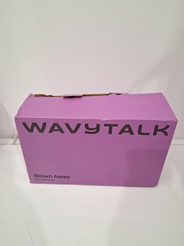 Wavytalk blown away ionic Hair Dryer with diffuser & concentrator attachments - BLACK/pink (MODEL: QL-5917BDC) image 2