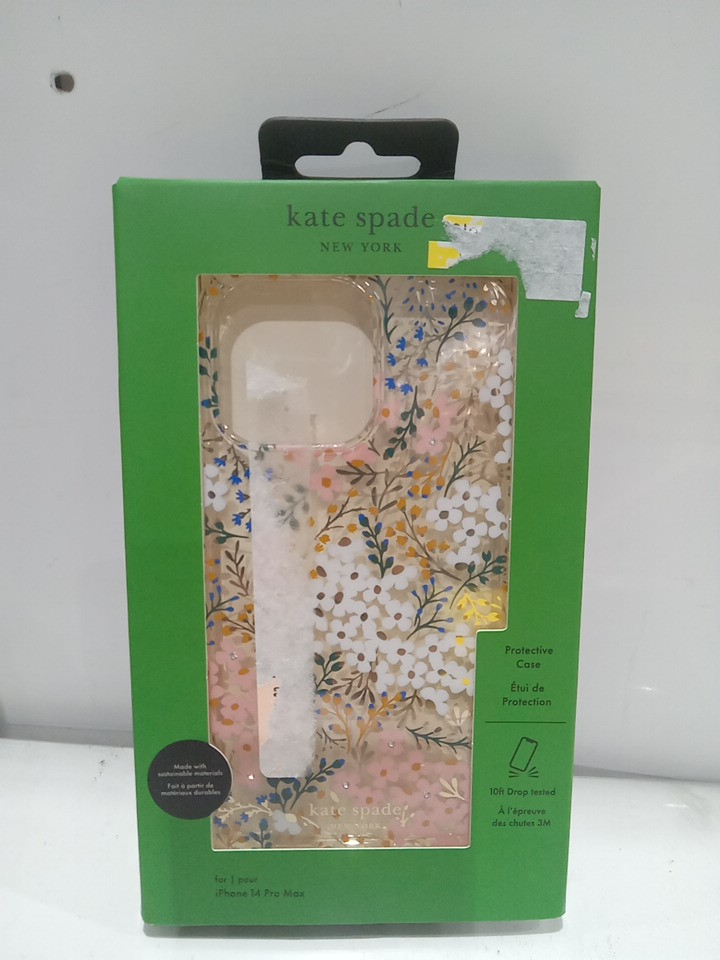Kate spade new york protective case for iPhone 14 Pro Max - Clear Flowers (Model: KS052834-05) image 2