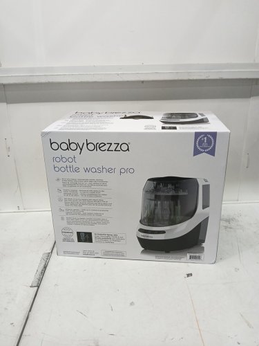 BABYBREZZA BOTTLE WASHER PRO 3-IN-1 WASHER/STERILIZER/DRYER - HOLDS 4 BOTTLES - BLACK/WHITE (MODEL: BRZ0103) image 2