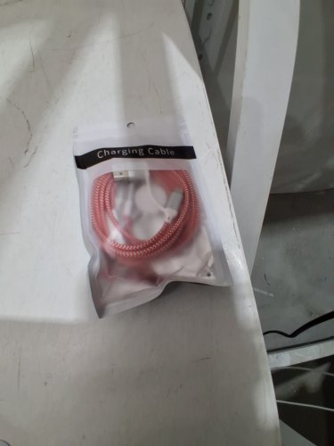 Homailida 4‑in‑2 Multi Fast Charger Cable – 1.8M USB‑A/USB‑C to iPhone/Type‑C/Micro USB & Apple Watch – Nylon Braided- 6ft - red/white (model: Red-01) image 2