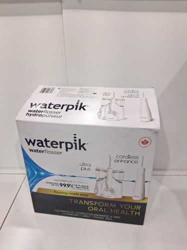Waterpik Ultra Plus & Cordless Enhance Water Flosser Combo Pack - White (Model: 2702338) image 2