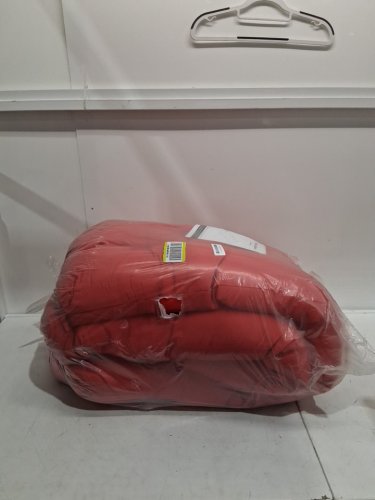 Unbranded attached long bench patio cushions - red image 2