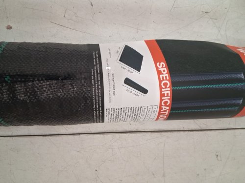 VEVOR Heavy Duty Weed Barrier Landscape Fabric - 6FT X 100FT - BLACK - (MODEL: 6*100ft90) image 2