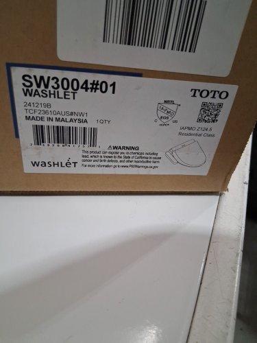 TOTO WASHLET A2 ELECTRONIC BIDET TOILET SEAT WITH HEAT FUNCTIONS & SOFTCLOSE LID - ELONGATED - WHITE (MODEL: SW3004#01) image 3