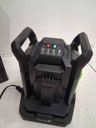 ego power dual port battery charger - 56v - black/green (model: ch2800d) image 5
