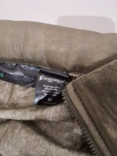 2PC MENS FROGG TOGGS JACKET AND PANTS SET - SMALL - OLIVE / BLACK (STYLE: AS1310) image 3