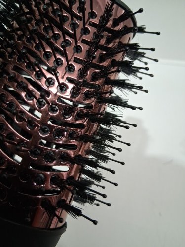 TYMO BLOW DRYER HIR BRUSH WITH VOLUMIZER EFFECT - ROTATING CORD FOR EASE OF USE - ROSE GOLD/BLACK (MODEL: HC300) image 5