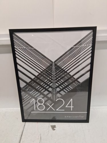AMERICAN FLAT POSTER FRAME - 18" X 24" - BLACK image 3