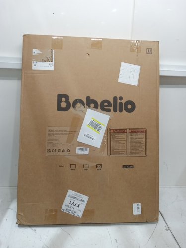 Babelio 2-in-1 easy swing Auto Close Baby/Dog Gate for Stairs - 26" x 43" x 28" - IRON black (model: bebam17) image 2