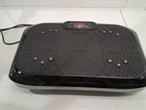 TAEVNO BLUETOOTH VIBRATION PLATE EXERCISE MACHINE - 450LB CAPACITY - BLACK image 2