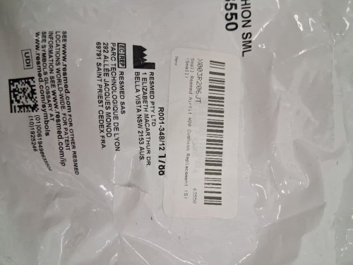 Resmed AirFit N20 CPAP Mask Cushion Replacement - Small image 3