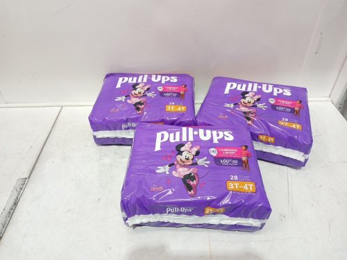 84PK GIRLS HUGGIES PULL-UPS LEARNING DESIGNS TRAINING PANTS - SIZE 3T TO 4T (32-40 LBS) - MINNIE MOUSE - (MODEL: 51595) image 3