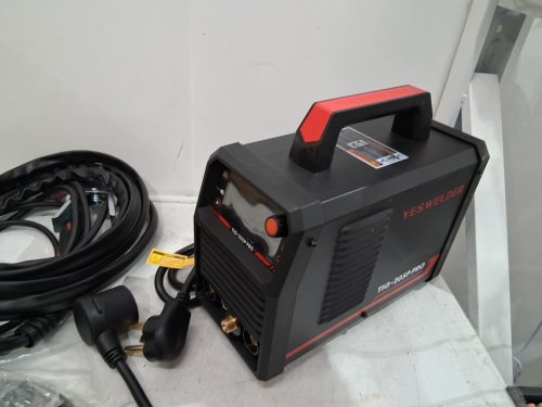 yeswelder 3-in-1 Dual Voltage TIG Welding Machine Stick/DC TIG/Pulse 205amp- black-red (model: TIG-205P) image 6