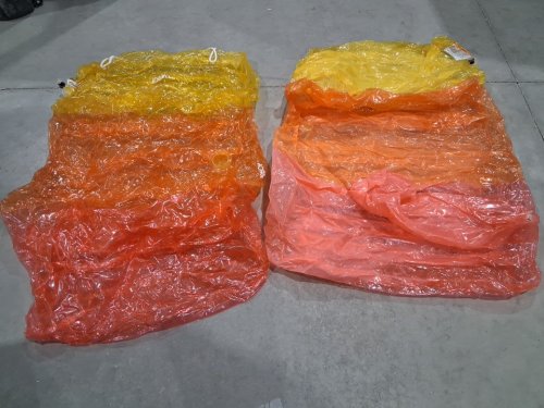 2PK Funboy Inflatable Rainbow Chaise Lounger Pool Chair - Red/Orange/Yellow (Model: RBWCHAIR-BUNDLE) image 4