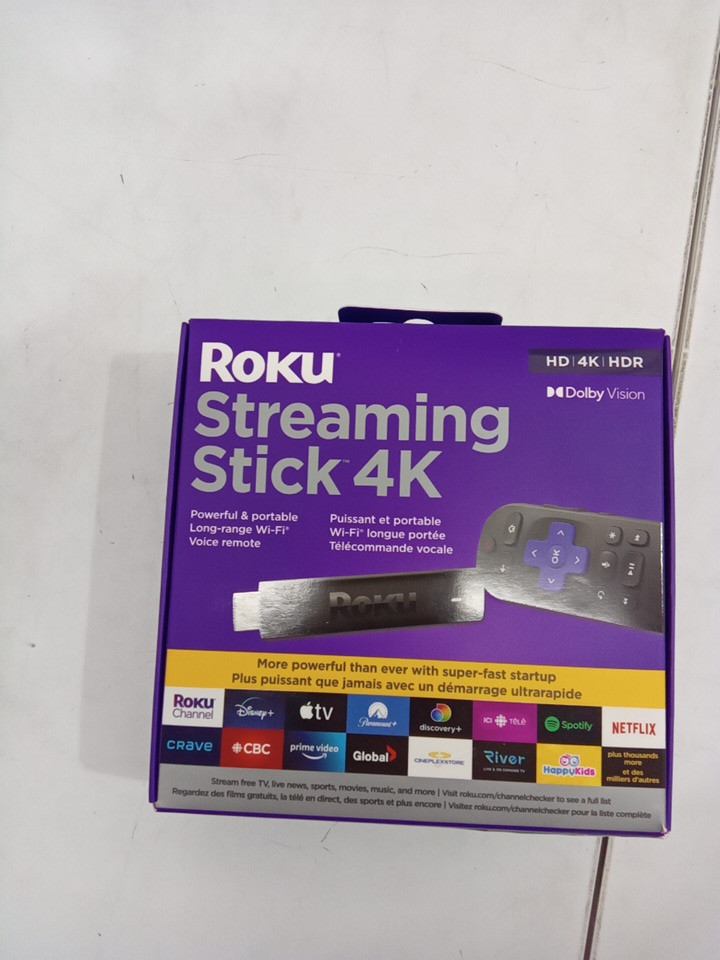 ROKU STREAMING STICK 4K - STREAMING DEVICE 4K/HDR/ DOLBY VISION - (MODEL: 3820X2) image 2