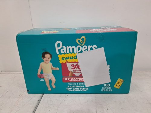 100PK Pampers Swaddlers 360º Pull-On Diapers - size 4 image 2