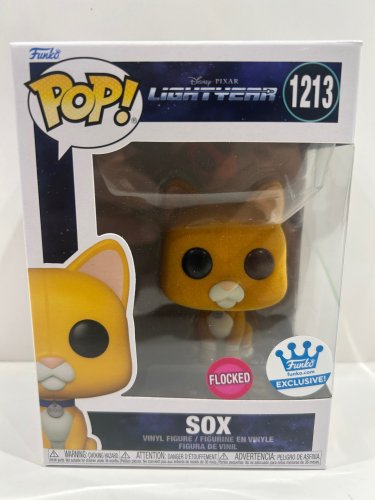 Funko pop! **flocked**funko exclusive** Disney • Pixar lightyear - Sox vinyl figure (#1213) image 2