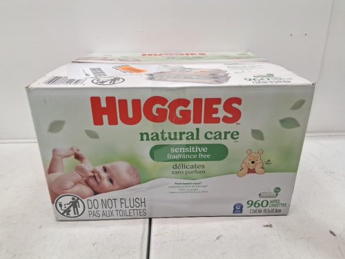 15PK HUGGIES NATURAL CARE SENSITIVE UNSCENTED BABY WIPES DISNEY THEMED - 64 per pack (960 TOTAL) - WINNIE THE POOH image 4