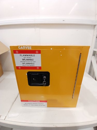 GarveeTech Metal Safe Cabinet - 18" - Yellow (Model: 7EZFW) image 4