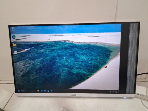 MSI PRO MP273QW E2 AMZ COMPUTER MONITOR WITH BUILT IN SPEAKERS - 27" - QHD - 100HZ - IPS - WHITE image 3